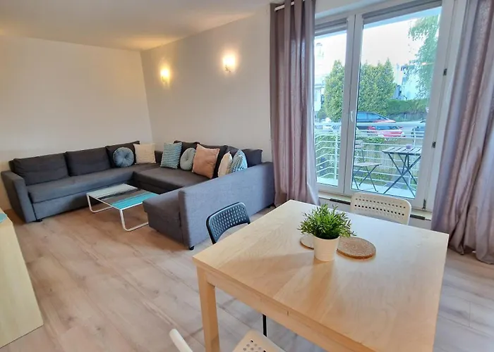 Bernadowska Lu Apartament parking ogródek balkon, 800m plaża