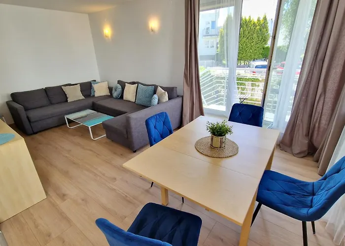 Bernadowska Lu Apartament parking ogródek balkon, 800m plaża